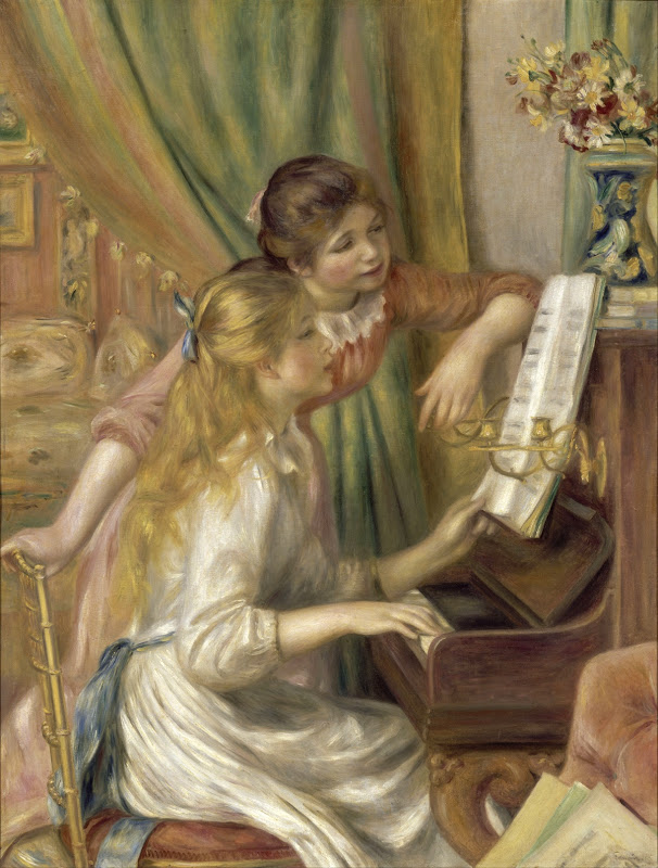 Auguste Renoir - Young Girls at the Piano