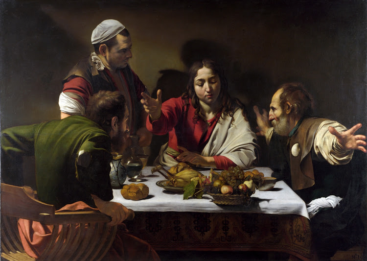 Caravaggio - The Supper at Emmaus (1601)