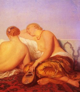 Herbert_-_Two_Odalisques_Contemplating_The_BosphorDetalles