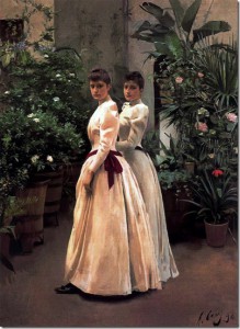 ramon casas i carbo_Retrato de las señoritas N.N. (1890)_thumb[3]