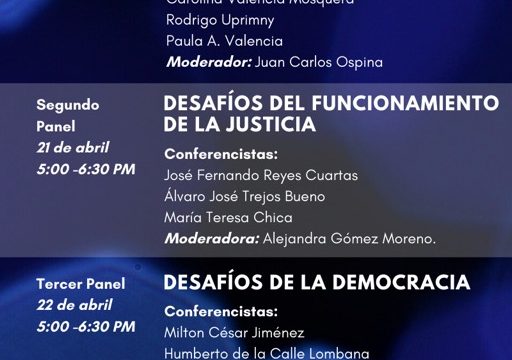 Paula A. Valencia: «Desafíos del Estado de Derecho», 20 de abril