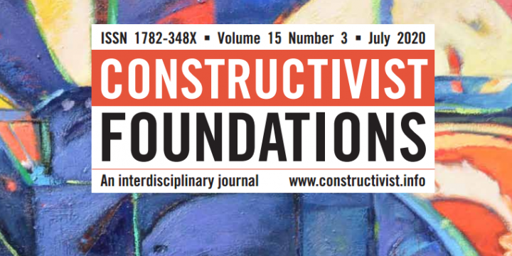 Heras Escribano: Publication of a target article with comments in Constructivist Foundations