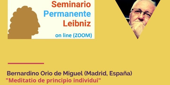 1ª Sesión del Seminario Permanente Leibniz, coordinado por Juan A. Nicolás y Manuel Sánchez Rodríguez