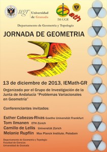 Cartel evento: Geometry Day 2013