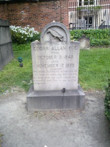 Lápida Poe, Baltimore (Foto de MRG)