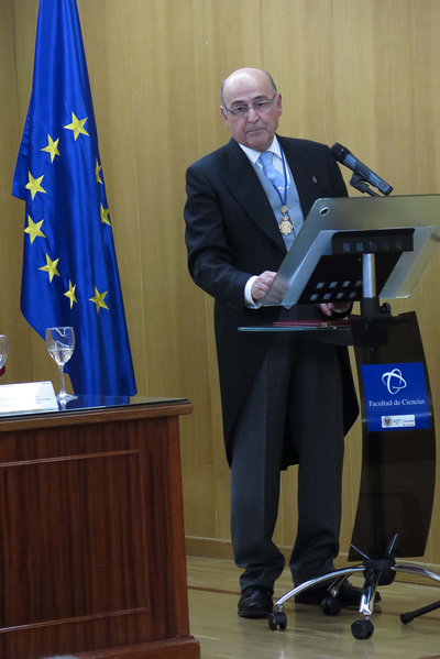 
Enrique Hita Villaverde durante su discurso.
