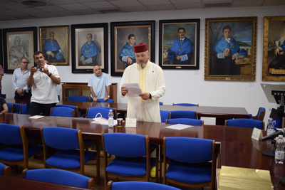 Mohamed Larbi Kerkeb presta juramento como académico correspondiente.