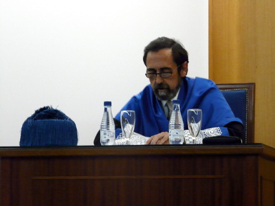 Pedro Luis Mateo Alarcón durante su discurso