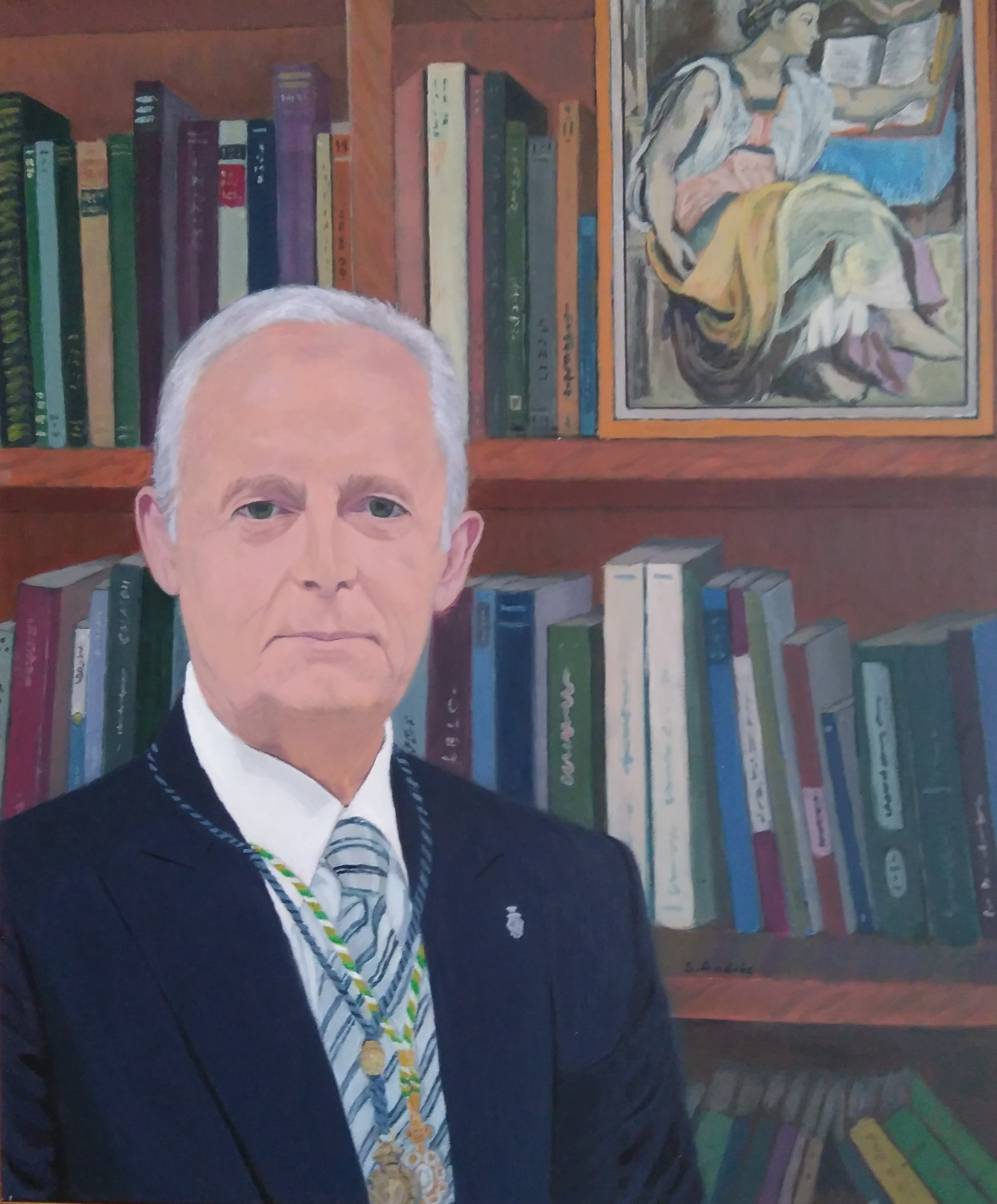 Excmo. Sr. D. 
Fernando González Caballero, Presidente de la Academia de Ciencias Matemáticas, Físico-Químicas y Naturales de Granada.