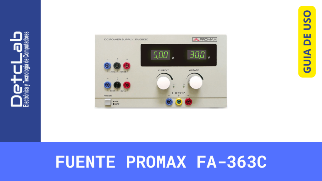 Fuente de laboratorio PROMAX FA-363C