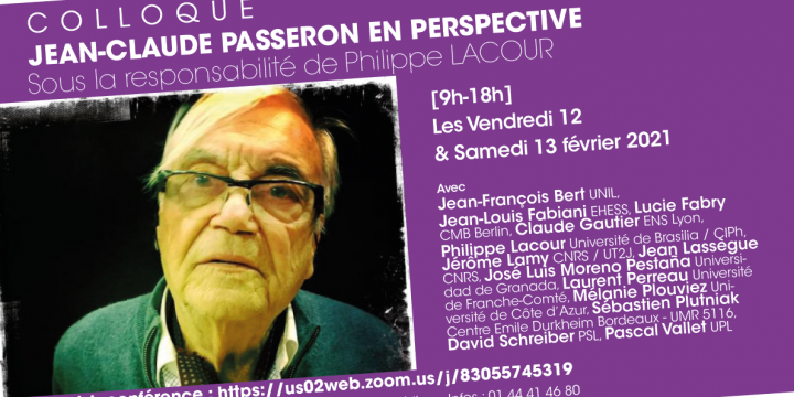 “Colloque Jean-Claude Passeron en Perspective: José Luis Moreno Pestaña’s intervention”
