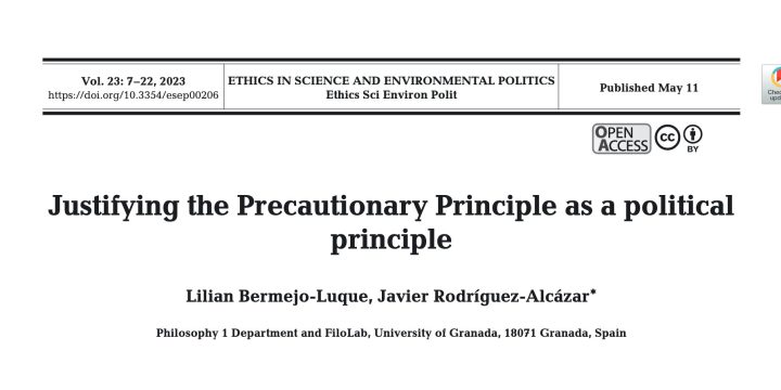 «Justifying the Precautionary Principle as a political principle»