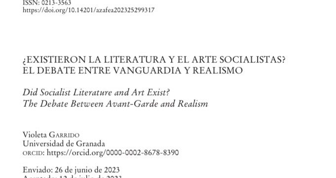 «¿Existieron la literatura y el arte socialistas? El debate entre vanguardia y realismo»
