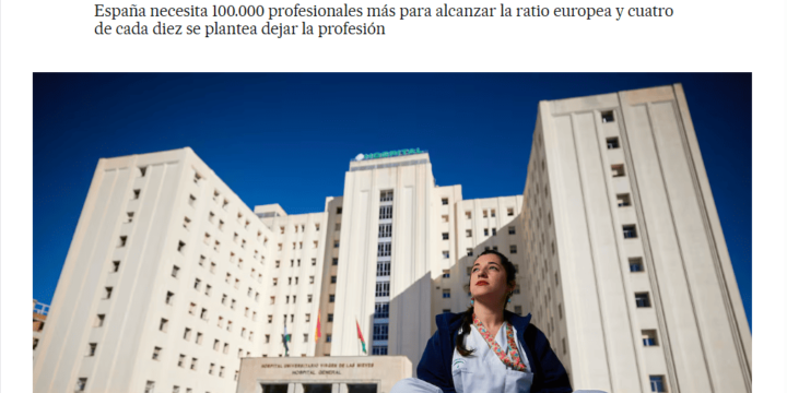 Las enfermeras no pueden más: «La sobrecarga de trabajo pone en peligro a los pacientes»