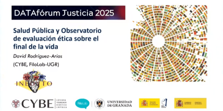 «Salud Pública y Observatorio sobre el final de la vida», en el Datafórum Justicia 2025