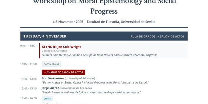 Workshop on Moral Epistemology and Social Progress