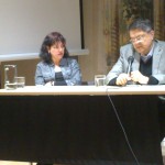 Milena Rodríguez y Sergio Ramírez, presentación conferencia S. Ramírez, Universidad de Granada, 2014