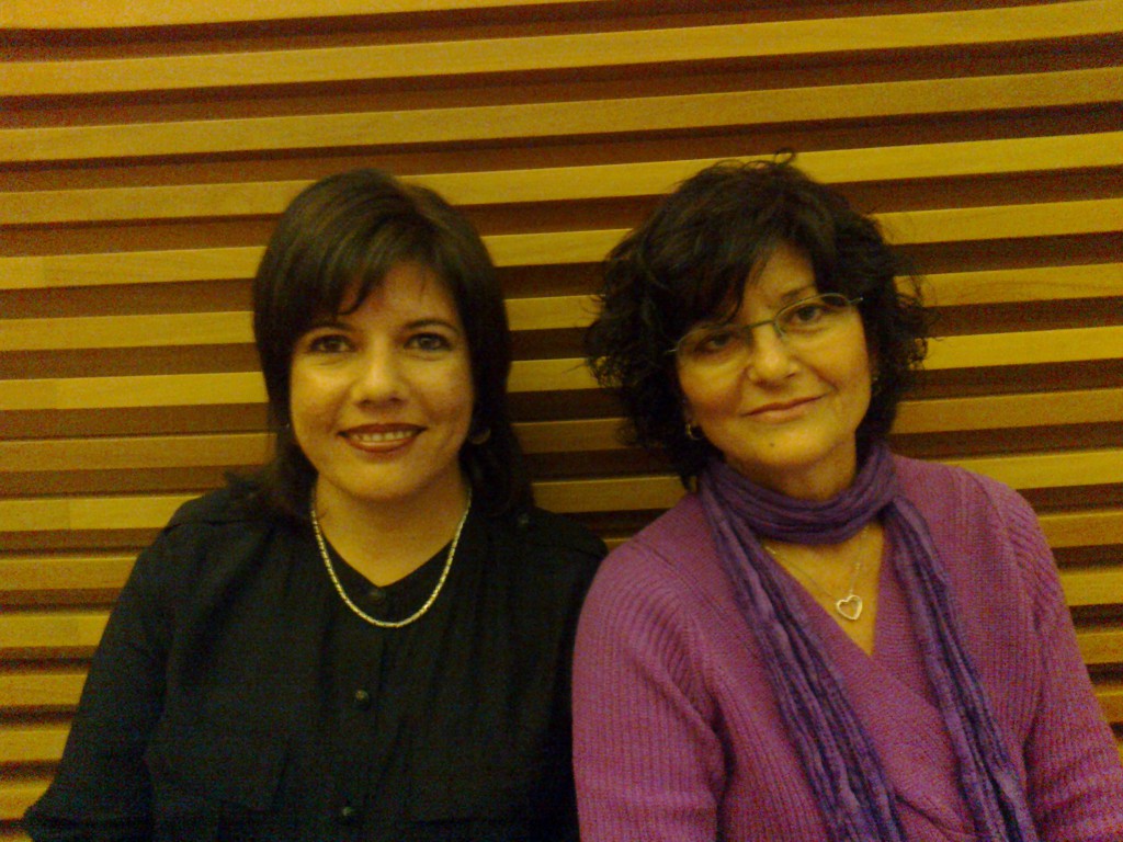 Milena Rodríguez y Ángeles Mora, Granada, 2011