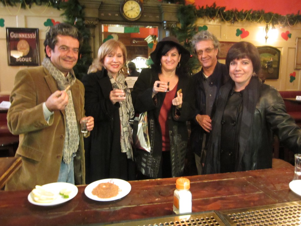 José Antonio Mesa Toré, Jeannette Clariond, Aurora Luque, José Carlos Rosales y Milena Rodríguez, Málaga, 2011