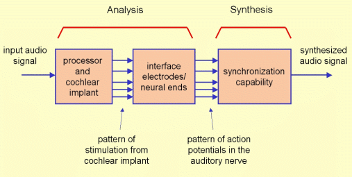 Block diagram of the program “Cochlear Implant Simulation”.