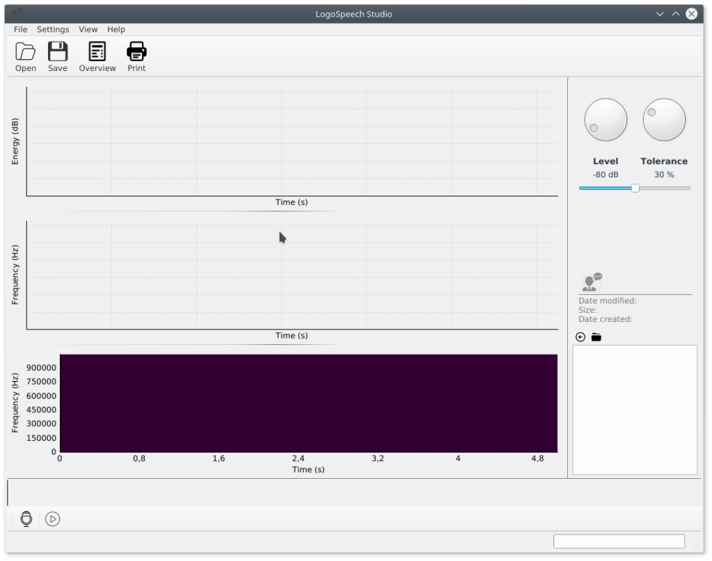 Image of the LogoSpeech Studio desktop program